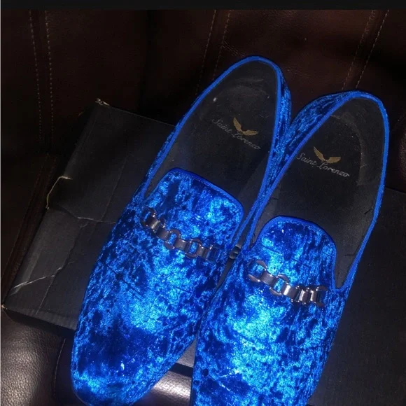 mens royal blue dress shoes Tip Top Kids Fresno Kids Royal Blue Dress Shoes 13T main image 0